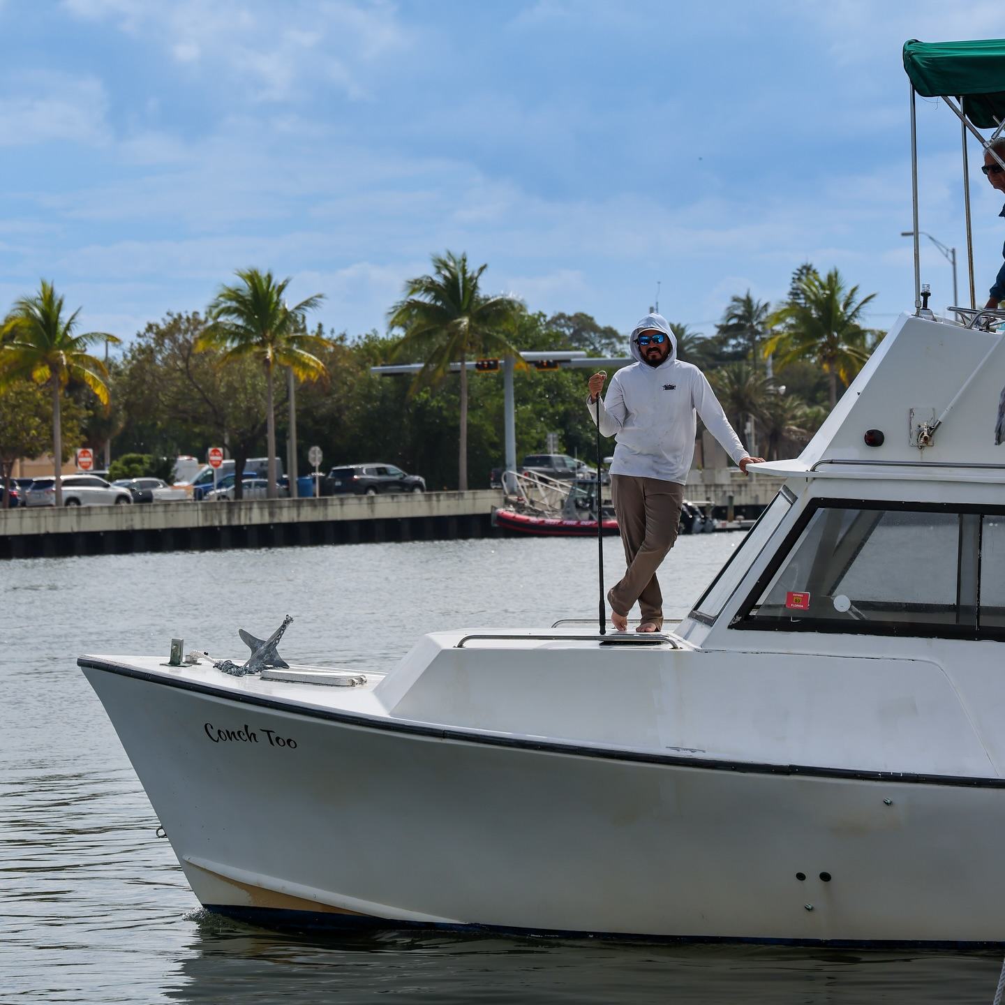 Captain Joel Cruz on the Conch Too