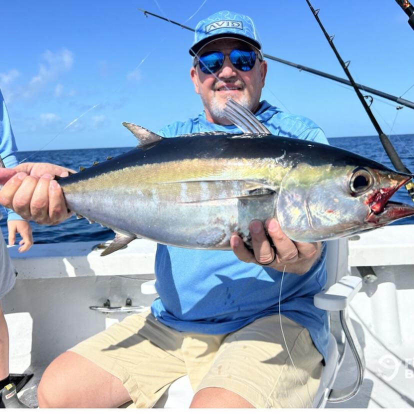 Guest with a beautiful tuna catch